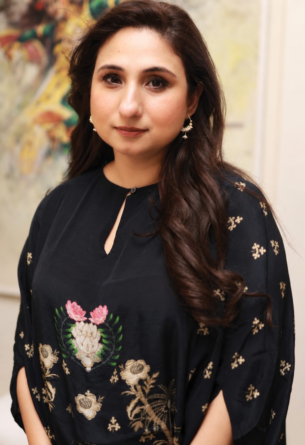 Sheetal Dewan Kapur at home with her three dogs